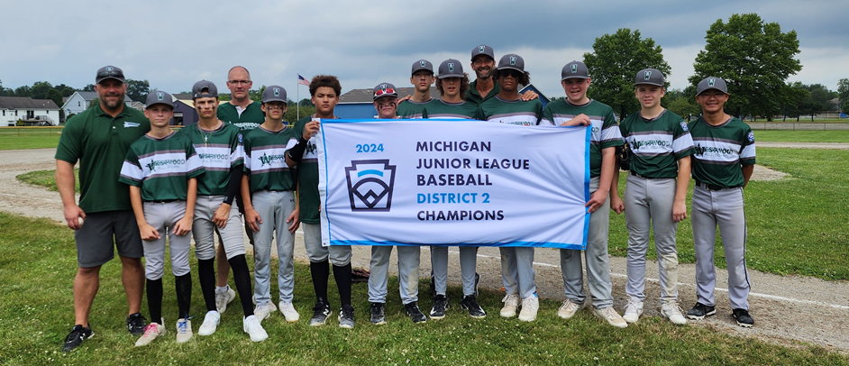 Junior Baseball wins district championship!